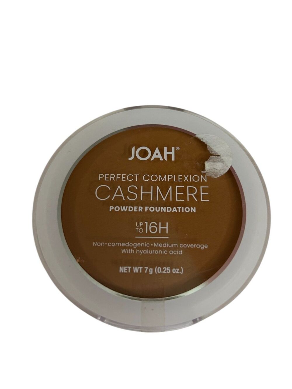 JOAH Perfect Complexion Cashmere Powder Foundation Dark Neutral Undertones DNO10